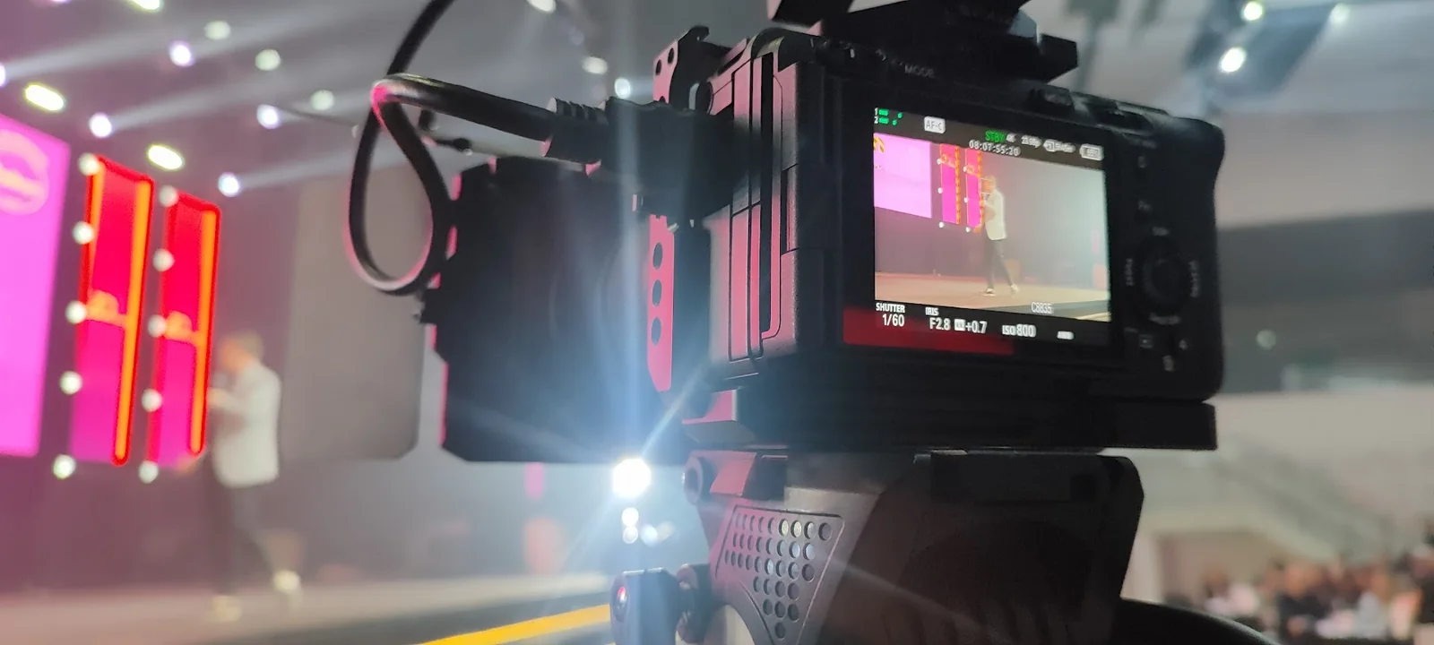 Bastidor de produção audiovisual da Incite Filmes
