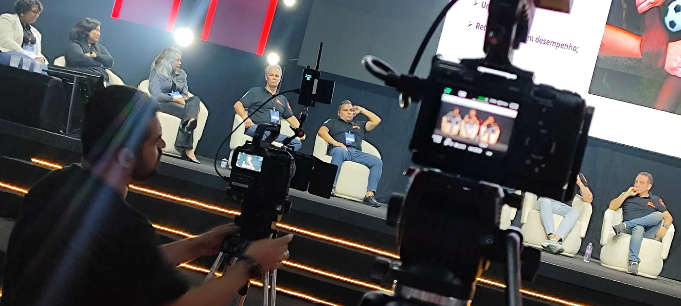 Captação de painel ao vivo
