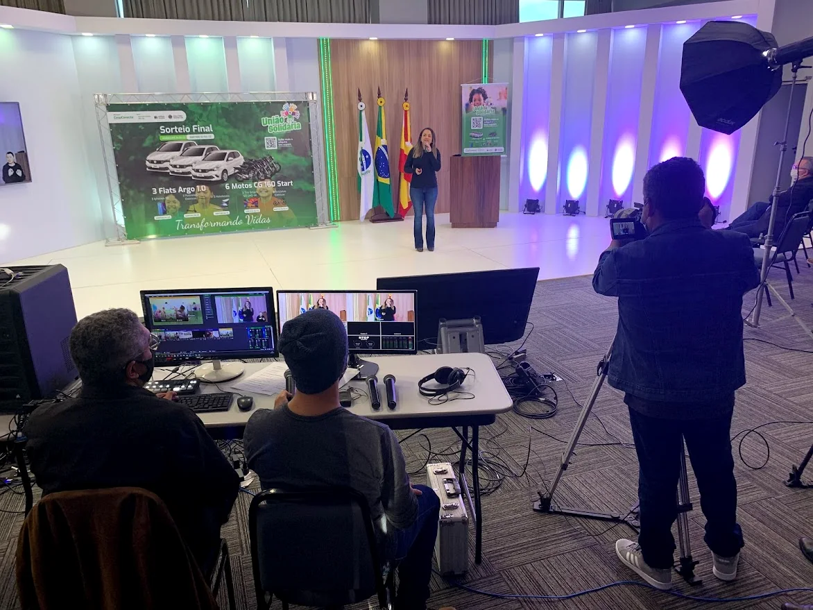 Estrutura de transmissão ao vivo